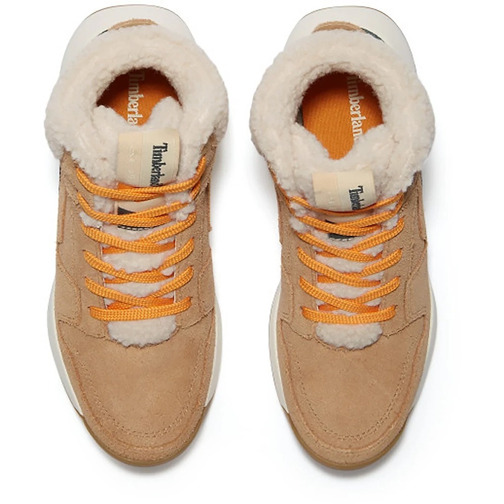 Timberland® (Women's 8.5) Retro Swift™ Sherpa Suede Shoes in Khaki - $110 - Picture 4 of 9